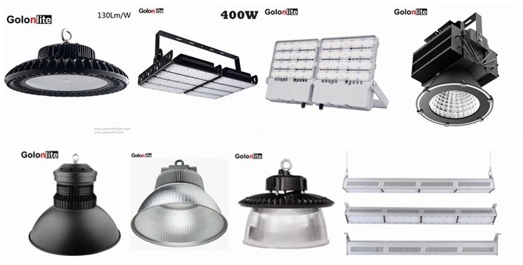 Warehouse Factory Marketplace Showroom Gym Office Store LED Industrial Dome Highbay Lamp 50W 80W 100W 150W 200W LED High Bay Light with Reflector