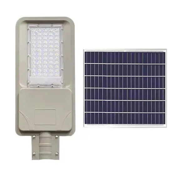 Luzes LED solares de 100 W, tudo em uma luz de rua