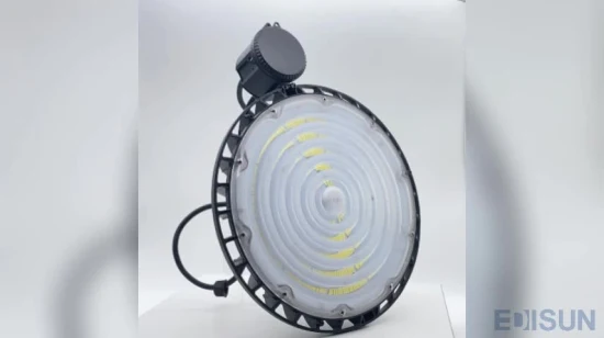 IP65 85-265V 200W 5000K LED Highbay UFO Light com Sensor de Microondas Distância Dective 8-10m