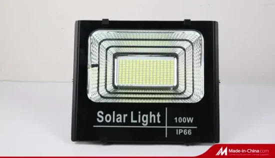 50 W 100 W 150 W 200 W IP65 à prova d'água ao ar livre lâmpada movida a energia solar LED holofote