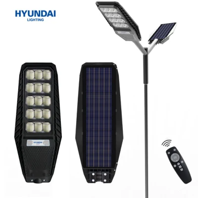 Iluminação de rua de jardim de LED solar de alta potência 100/200/300 W Hyundai Wholesale